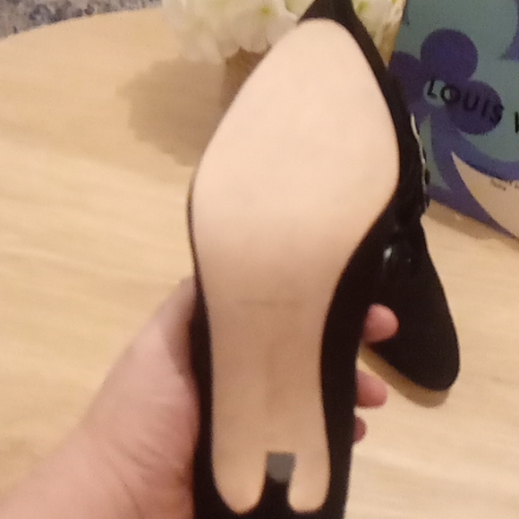 Manolo Blahnik Black Suede Pumps - Picture 4 of 4